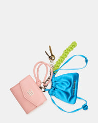 TRAVEL BAG CHARM CORAL MULTI