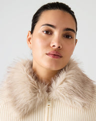LYSIA SWEATER JACKET CREAM