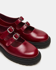 ALBA BURGUNDY LEATHER