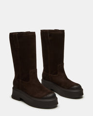 JOSELYN CHOCOLATE BROWN SUEDE - SM REBOOTED