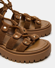 LYRIAN COGNAC SUEDE