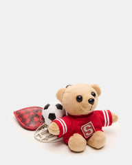 GOAL BAG CHARM RED MULTI