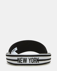 EMBROIDERED VISOR BLACK