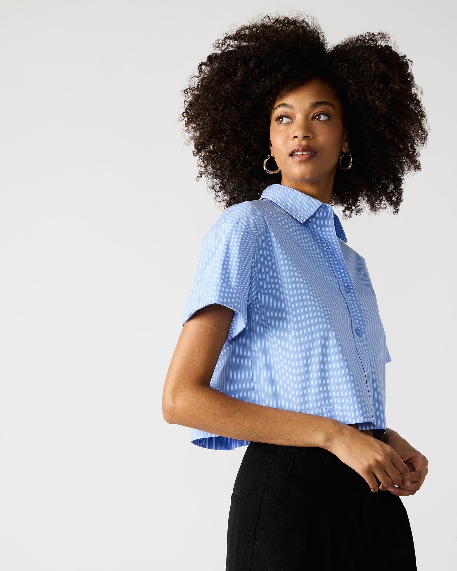 TULA TOP BLUE/WHITE