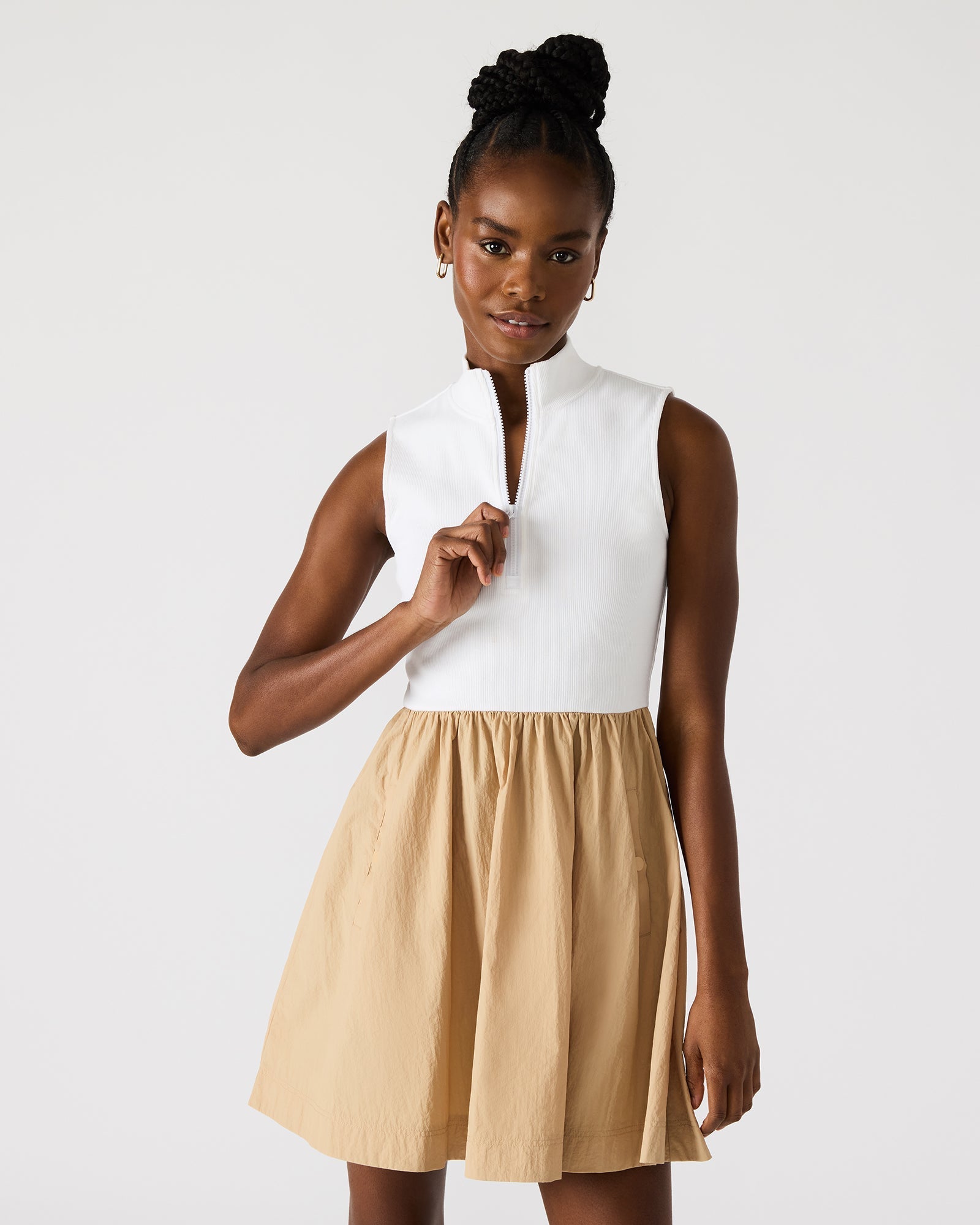 LYON DRESS TAUPE