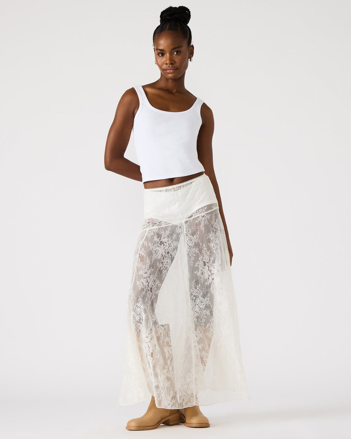 VEERA SKIRT WHITE
