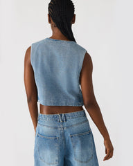 BREA VEST FOREVER BLUE