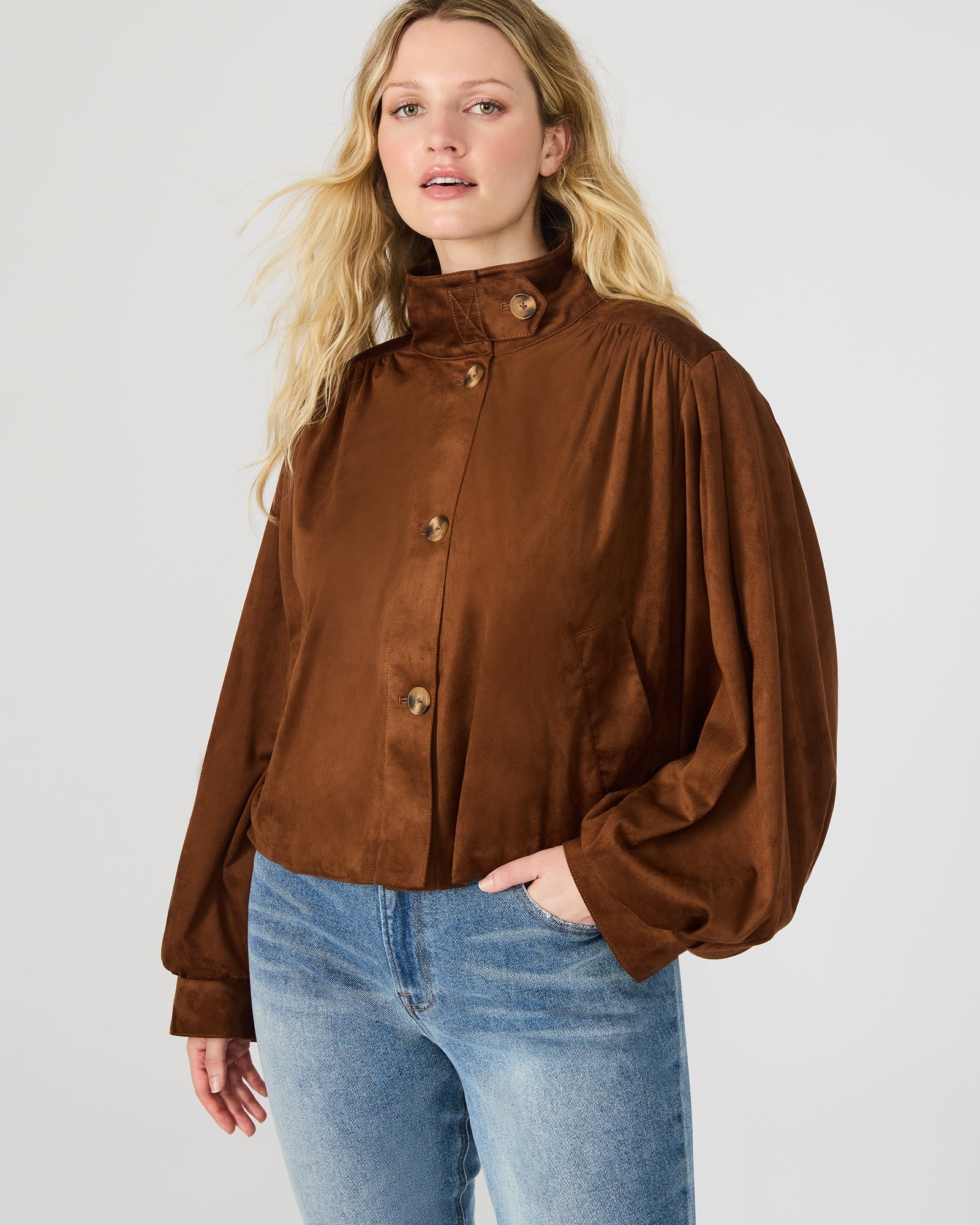 DIERDRA JACKET CHICORY COFFEE