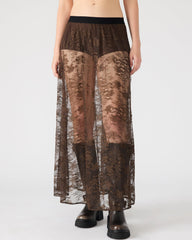 GISELA SKIRT DARK ESPRESSO