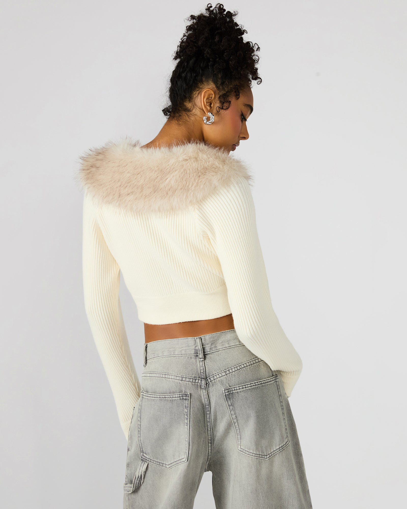 LYSIA SWEATER JACKET CREAM