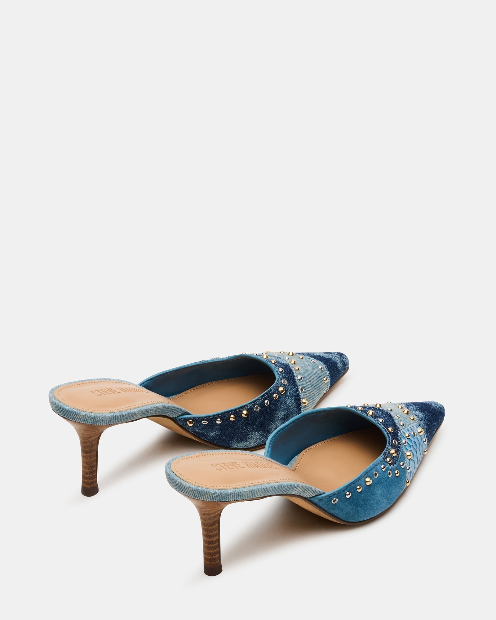 ALEXI DENIM MULTI STUDS