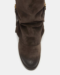 BOZEMAN DARK TAUPE SUEDE