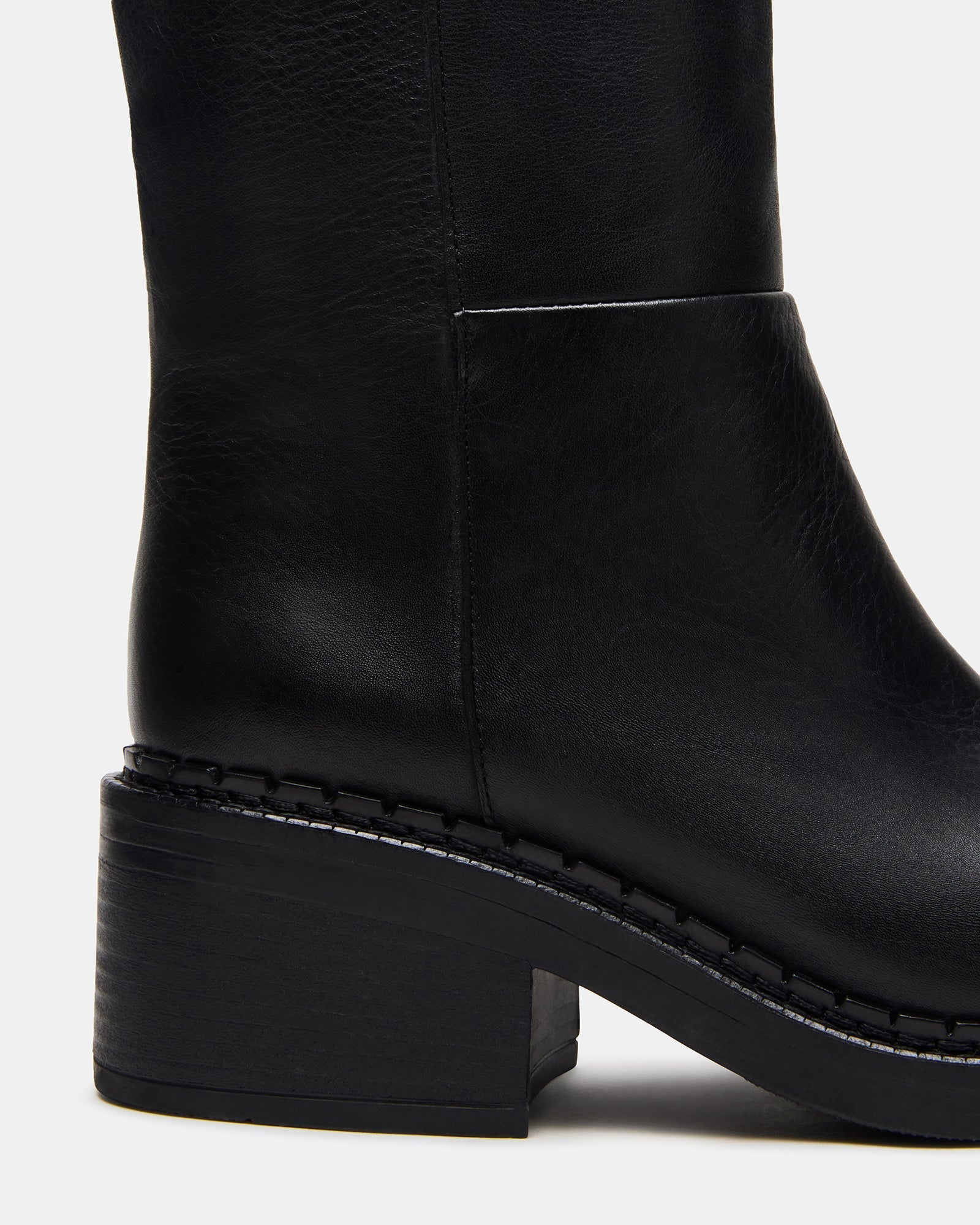 DAVOS BLACK LEATHER