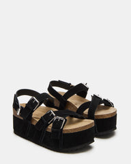 KIWI BLACK SUEDE