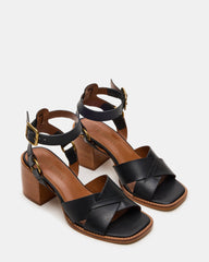 TRURO BLACK LEATHER