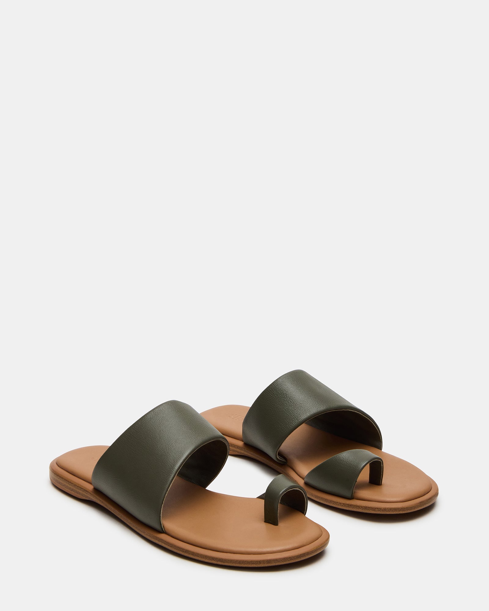 ZANI OLIVE LEATHER